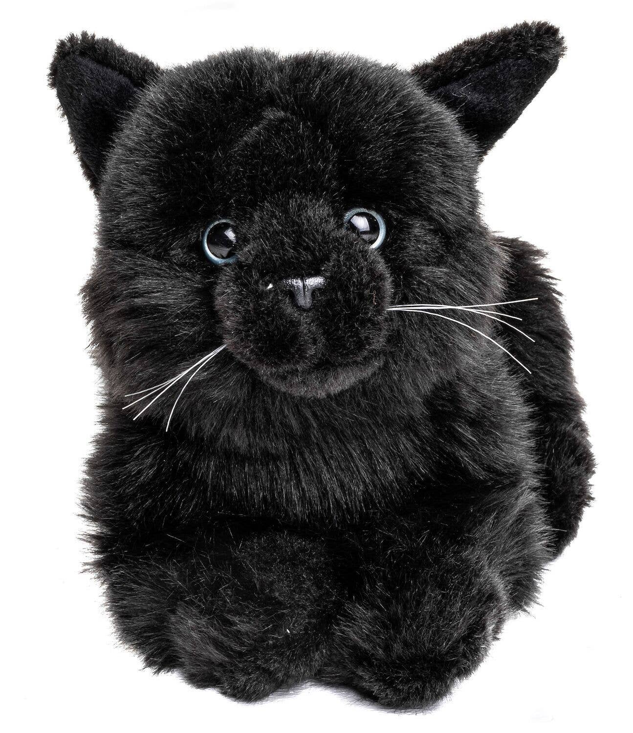 Peluche Chat couché - Noir