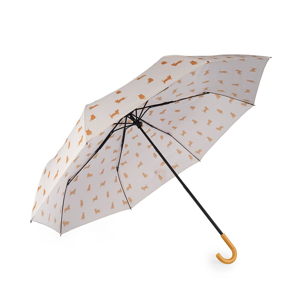 Guarda-chuva Meowmbrella Calico com capa, em neoprene.