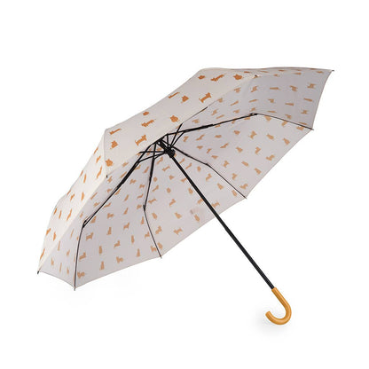Guarda-chuva Meowmbrella Calico com capa, em neoprene.