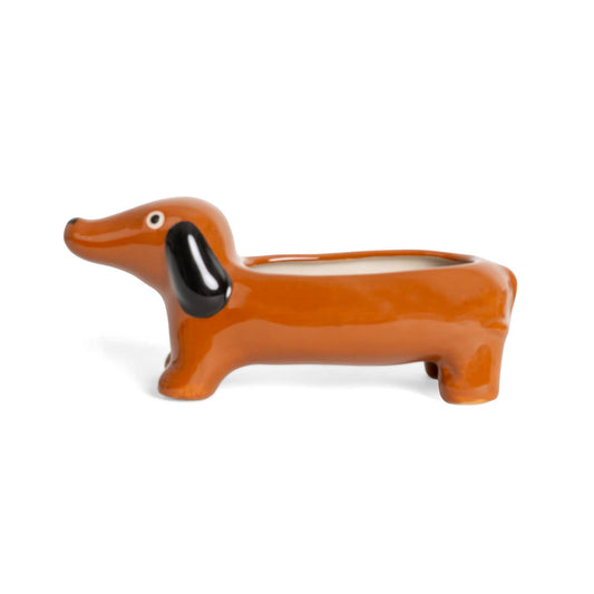 Vase Teckel Marron Helio Ferretti Vue 1