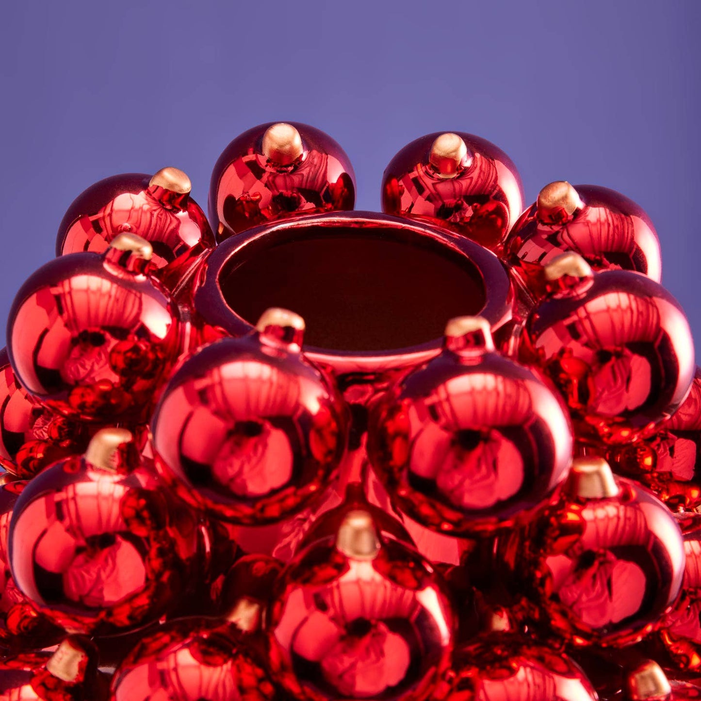 Vase Boule de Noël, Rouge