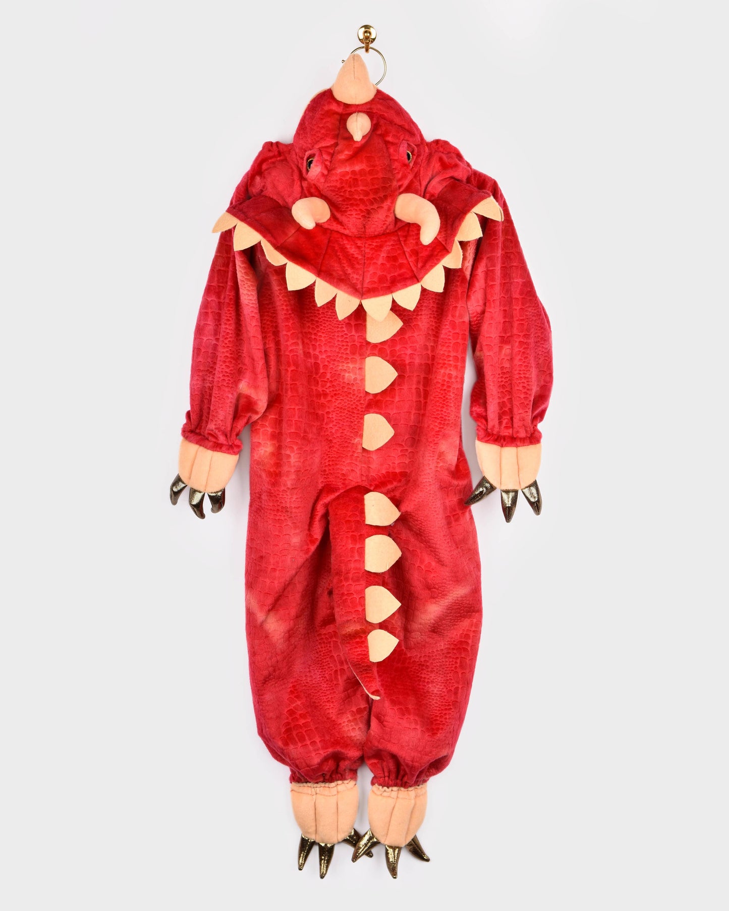 Combinaison dinosaure Tricératops pour enfants 4-6 ans (110-116 cm)