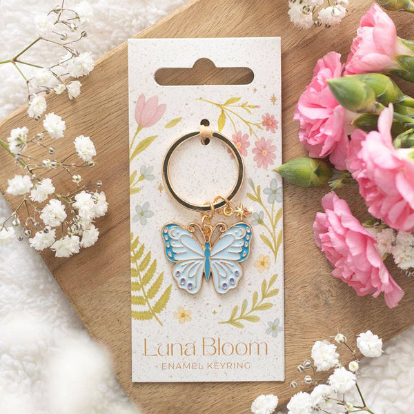 Porte-clés Papillon Luna