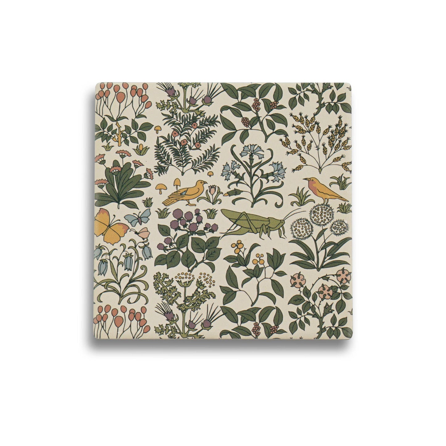 Unieke keramische onderzetter - ACS Voysey (Apothecary's Garden)