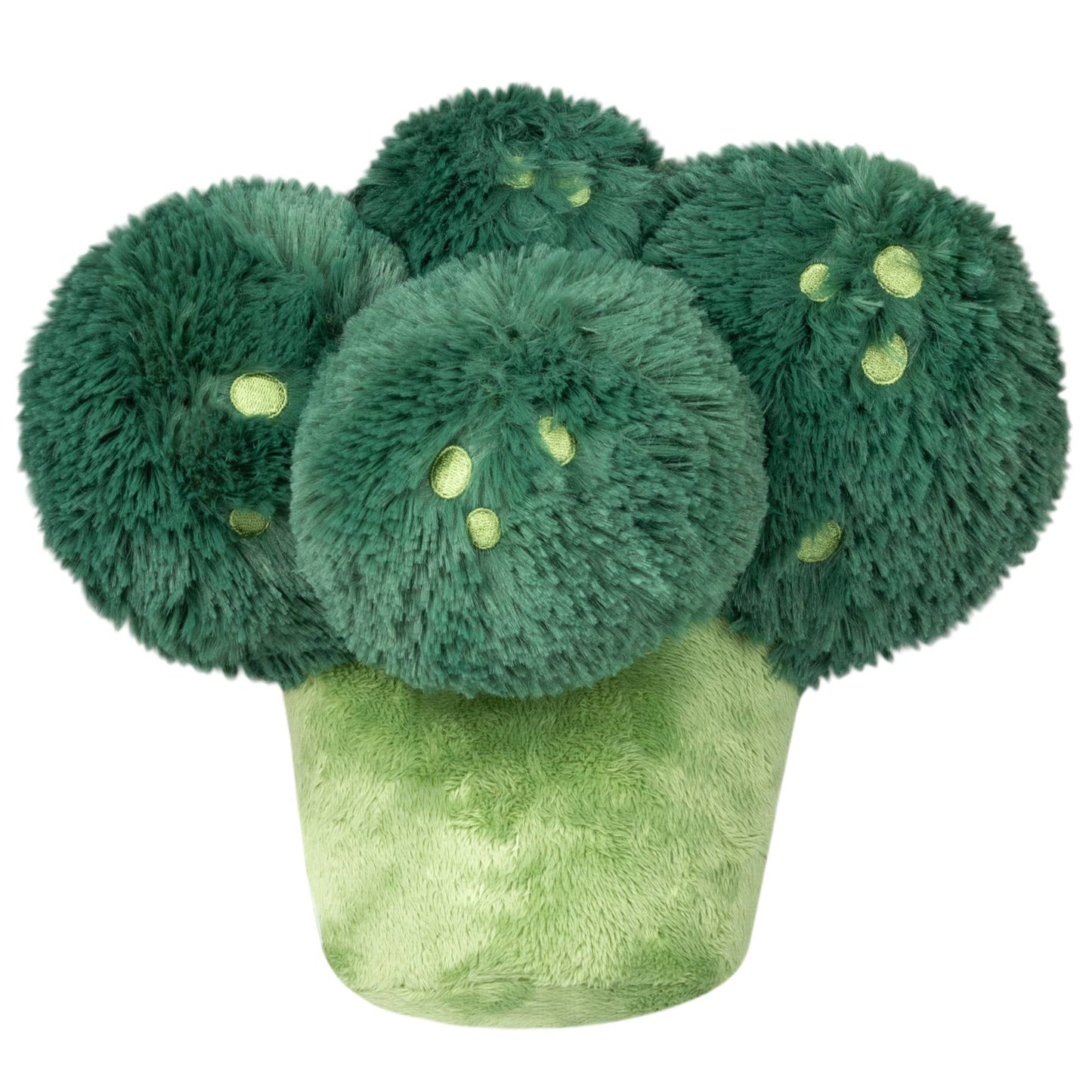 Mini brócoli de peluche aplastable
