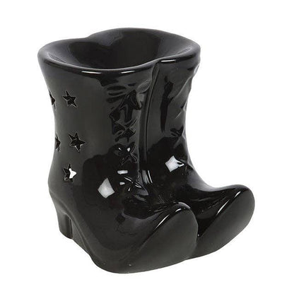 Brûleur d'huile Halloween Bottes de Sorcière Noires
