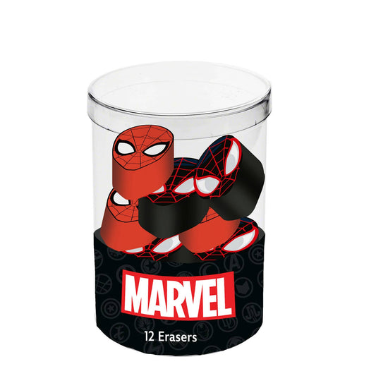 Marvel Spiderman Peter Cube with 12 Erasers