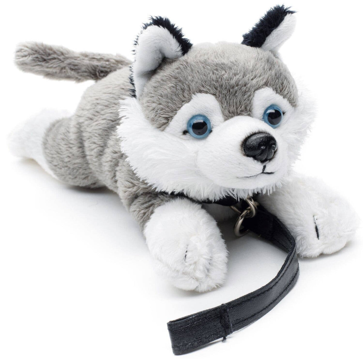 Peluche Husky Plushie (avec laisse) - 22 cm (longueur)