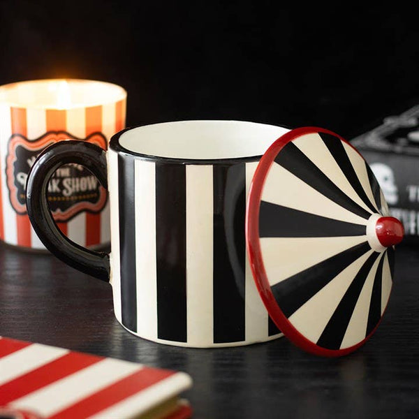Mug Chapiteau de Cirque à rayures noires