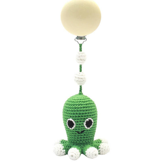 Octopus Stroller Hook - Green