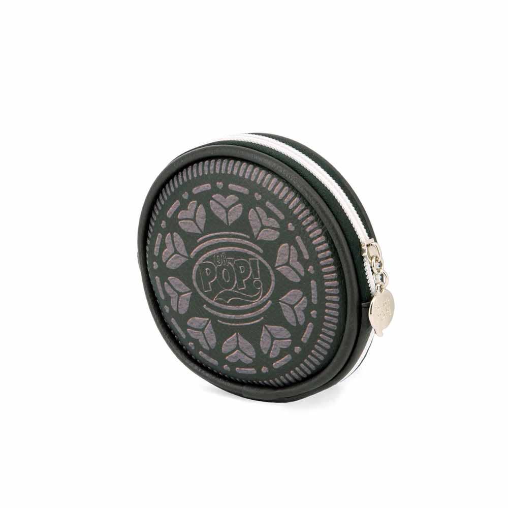 Oh My Pop! Black Cookie Round Coin Purse