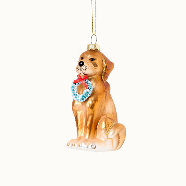 Decorazione da appendere a forma di Golden Retriever