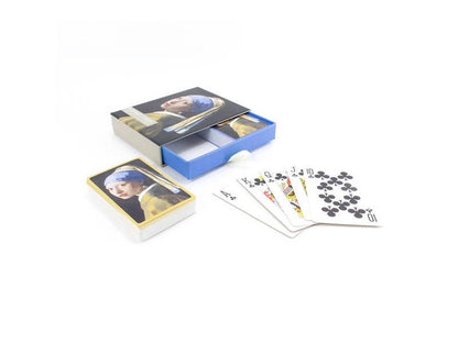 Ensemble de 2 cartes à jouer, Vermeer, La Jeune Fille à la perle