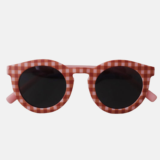 Occhiali da sole per bambini - CAT 3 - Quadretti rosa