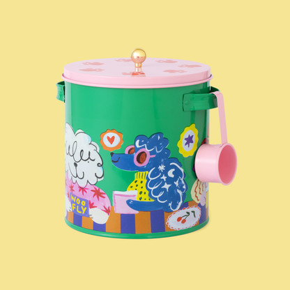 Scatola portaoggetti e pala Cool Dogs Club