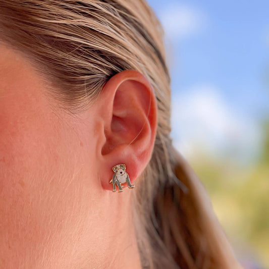 Pendientes de pitbull