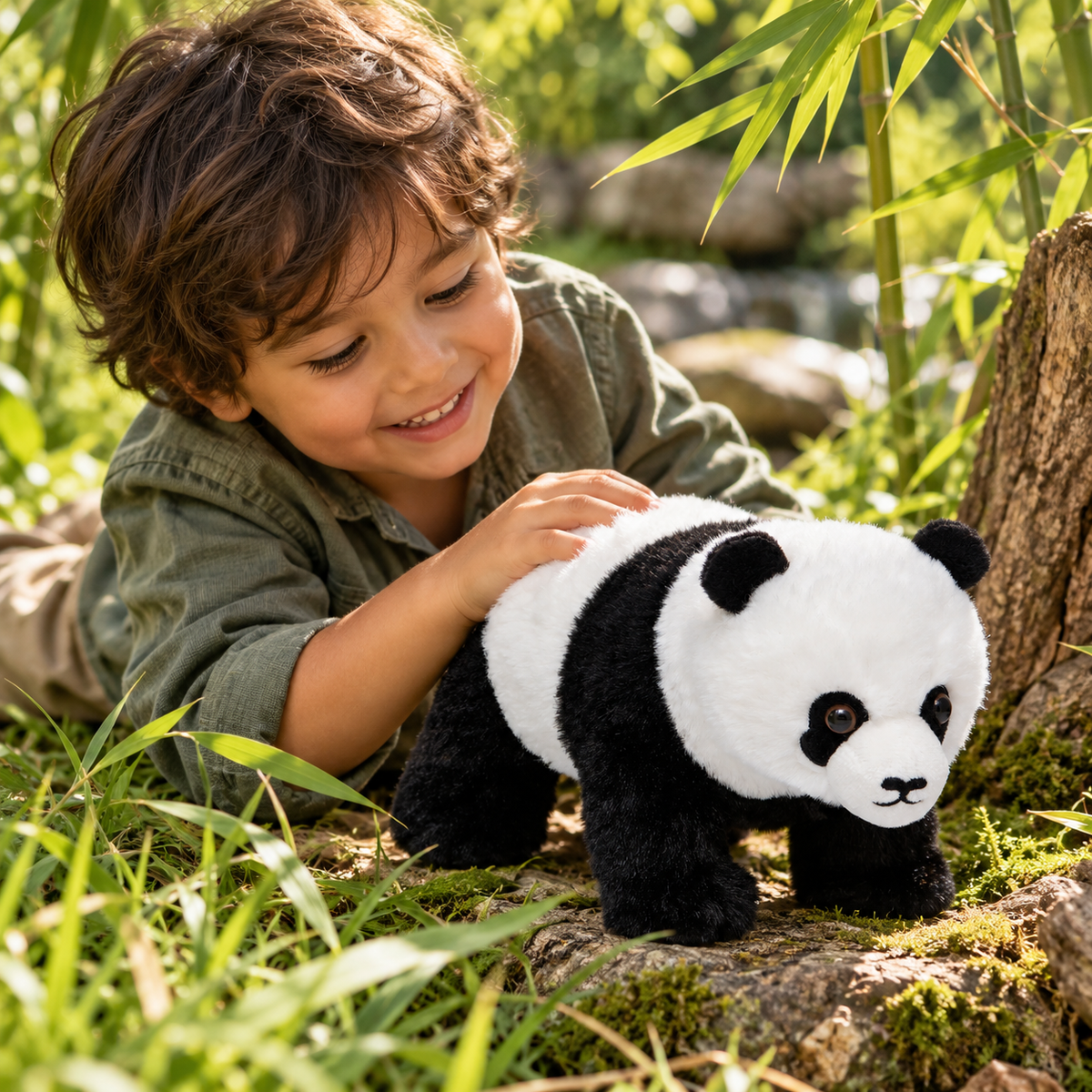 Peluche panda All About Nature – Wild Planet