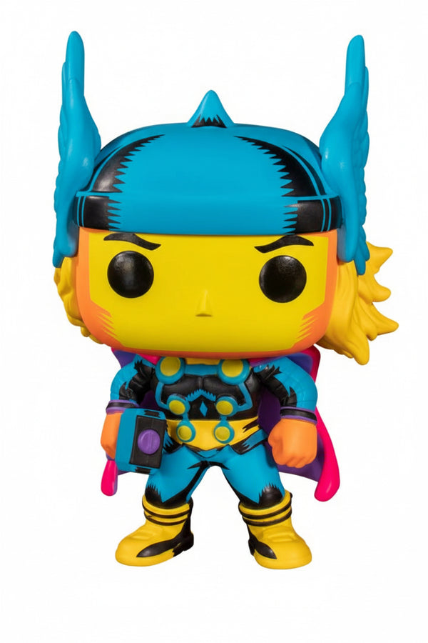marvel funko pop marvel black light thor
