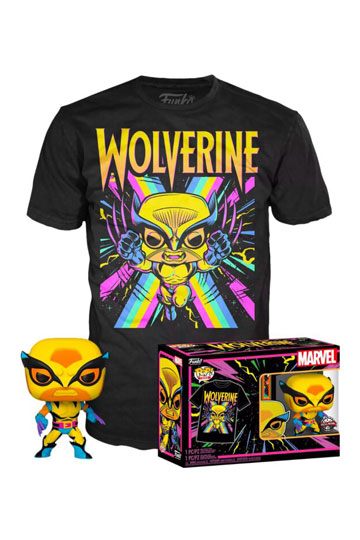 Wolverine (Black Light) - Pop! & Tee
