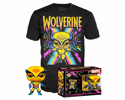 Wolverine (Luz Negra) - Pop! &amp; Camiseta