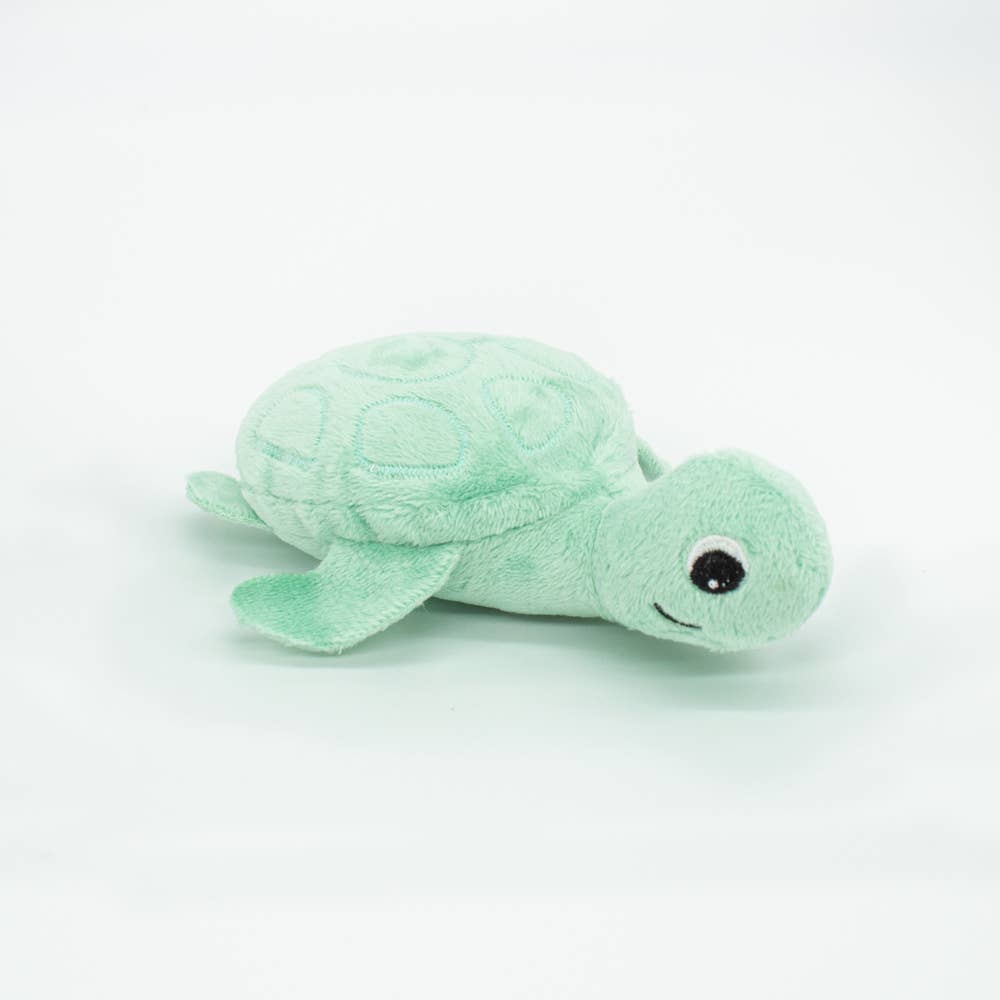 Peluche Ptipotos Maman et Bébé Tortue - Menthe