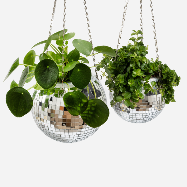 Cache pot à plantes Disco boule à facettes 15cm