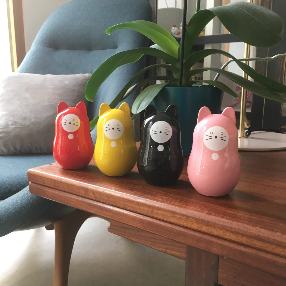 Chat Daruma Rose “Amour”