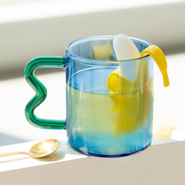 Mug en Verre de Saphir Helio Ferretti Vue 1