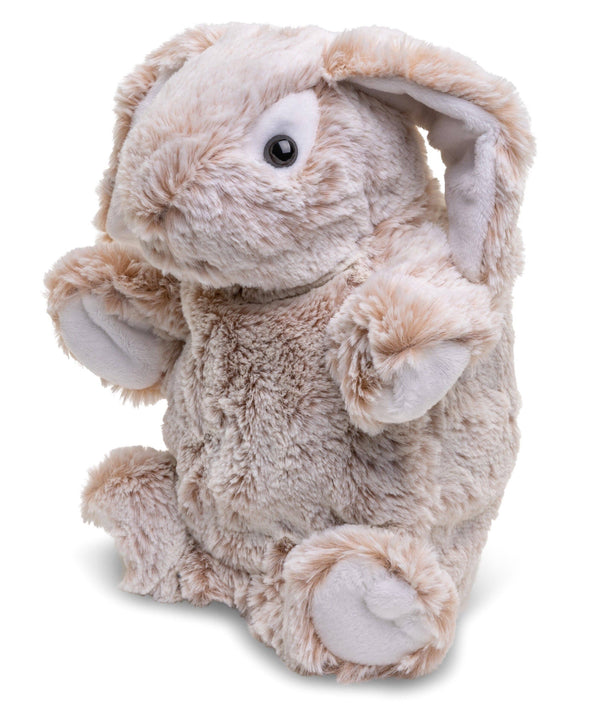 Marionnette à main lapin beige Uni Toys