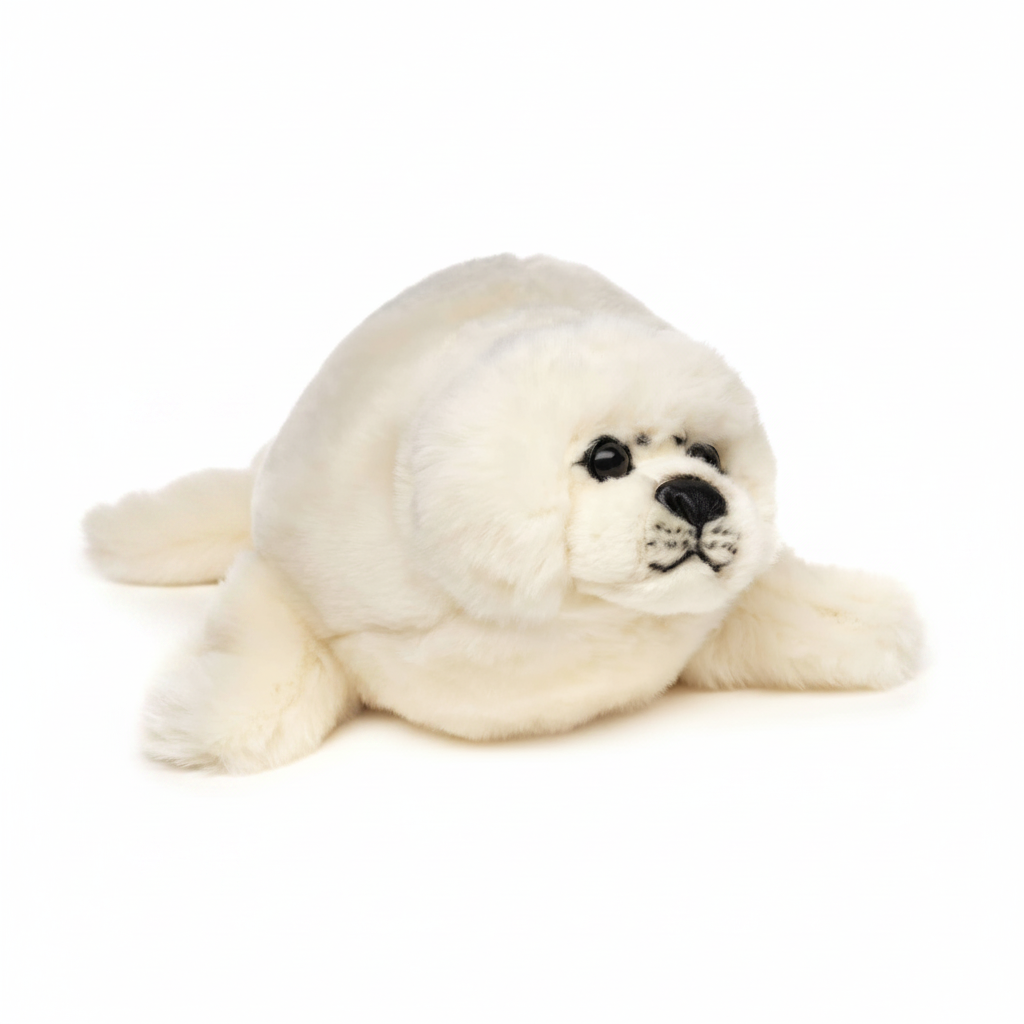 Witte zeehond - 36 cm (lengte) - Knuffel/Pluche