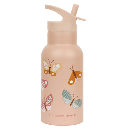 Gourde enfant en inox - Papillons – vue 3 – A Little Lovely Company