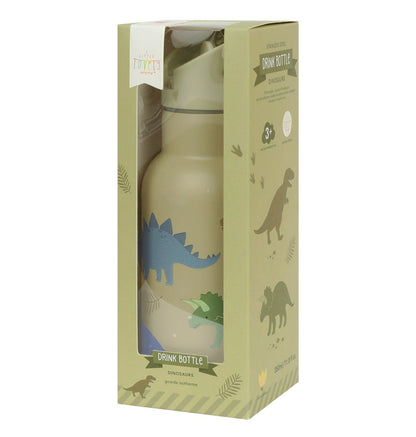 Gourde enfant en inox - Dinosaures – vue 5 – A Little Lovely Company