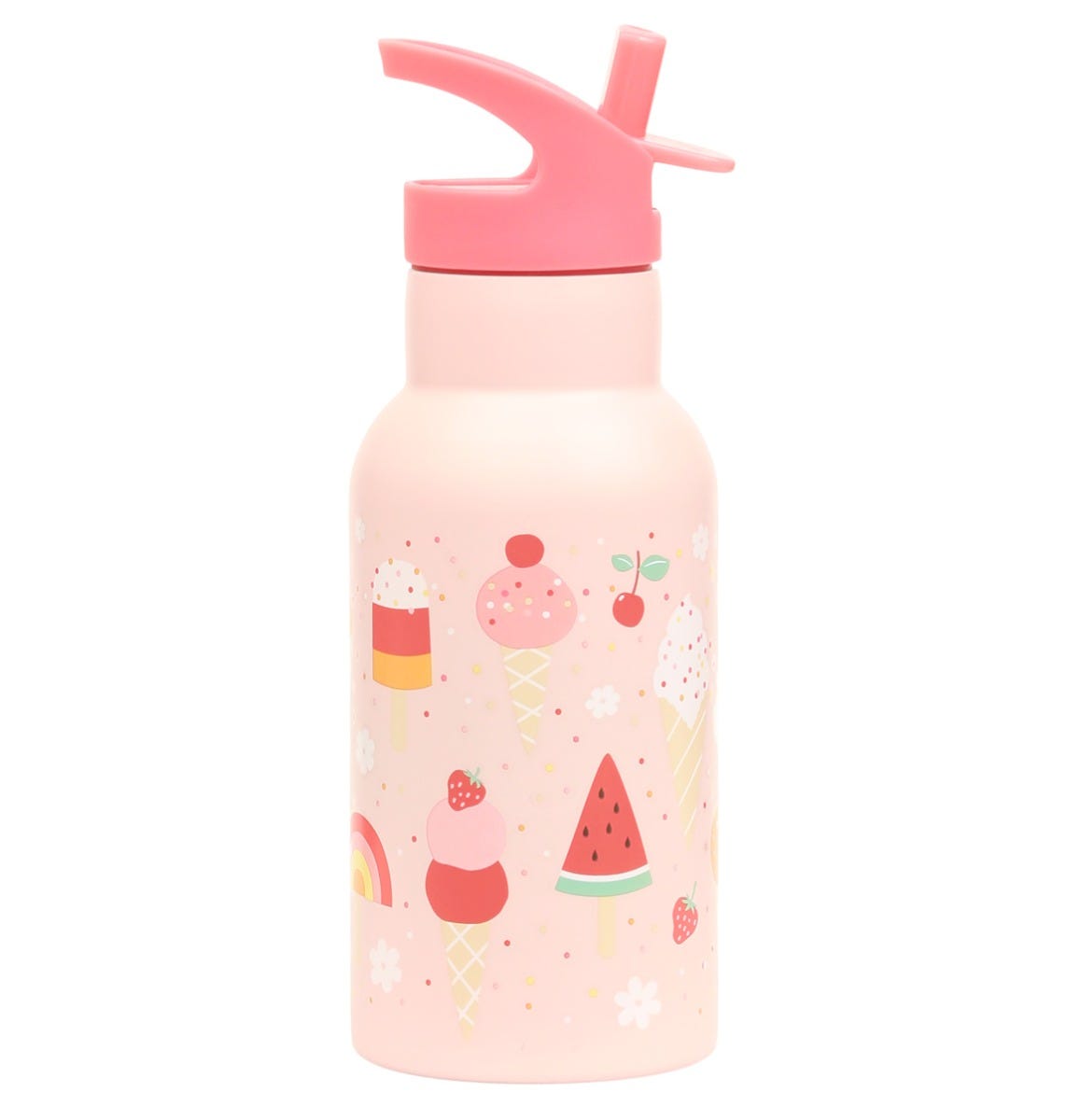 Gourde enfant en inox - Glaces – vue 3 – A Little Lovely Company