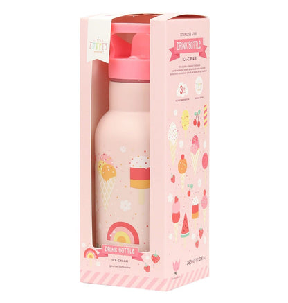 Gourde enfant en inox - Glaces – vue 5 – A Little Lovely Company