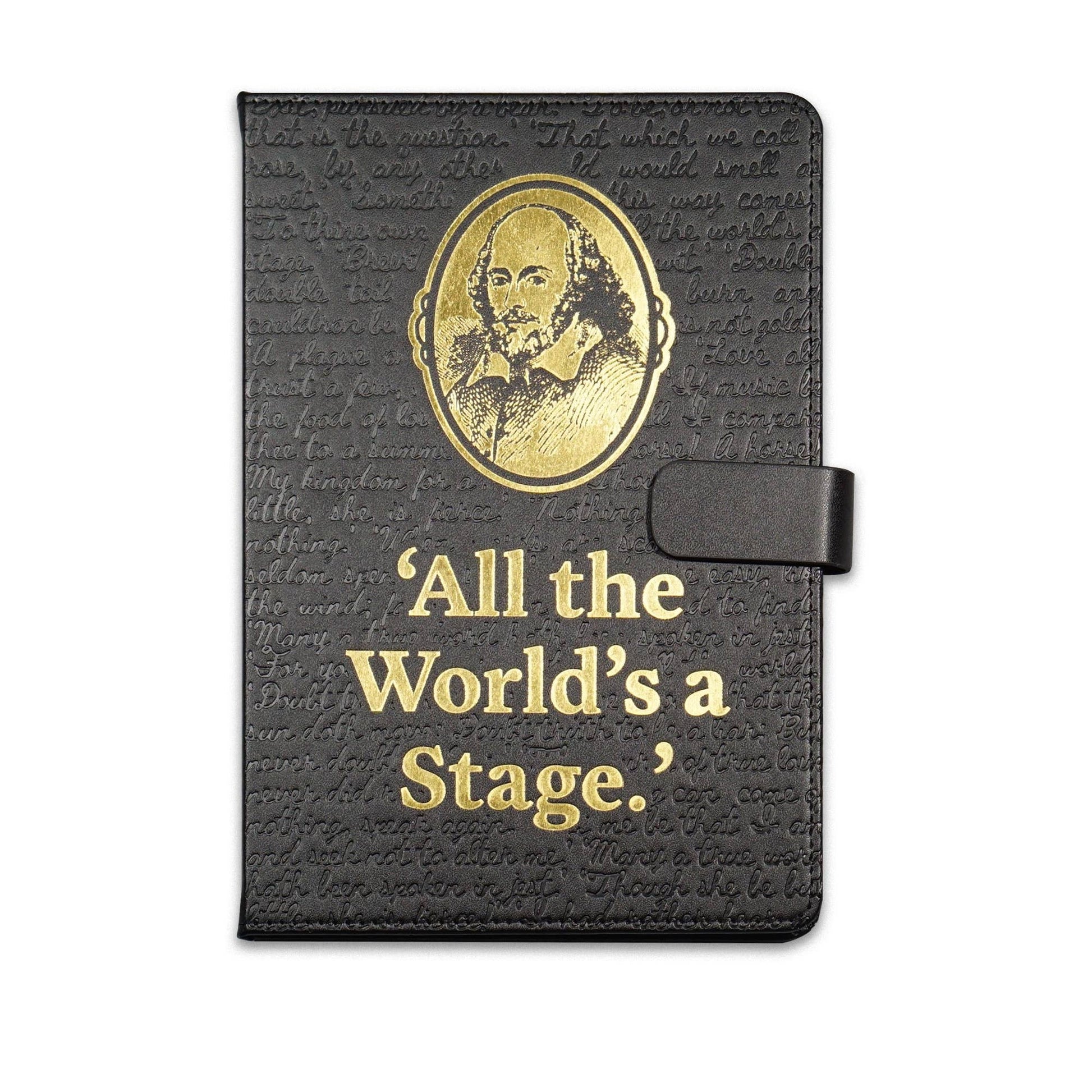 Carnet A5 souple Shakespeare - Le monde est une scène