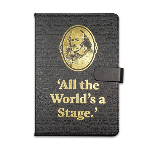 Carnet A5 souple Shakespeare - Le monde est une scène