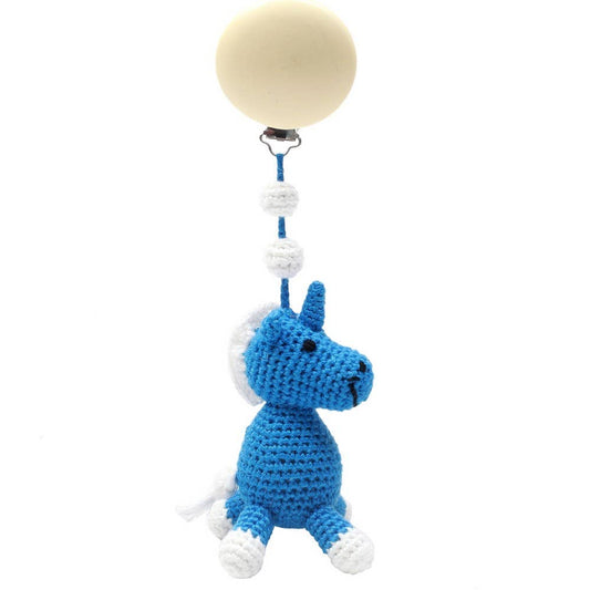 Unicorn Stroller Hook - Blue