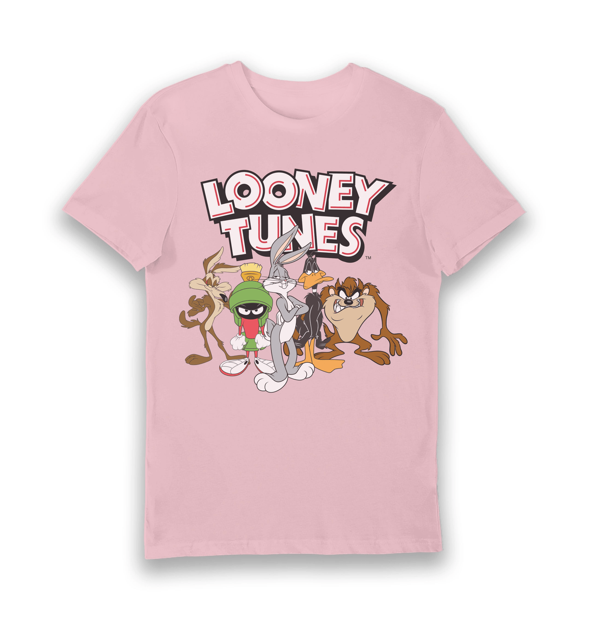 T-shirt Looney Tunes groupe avec logo