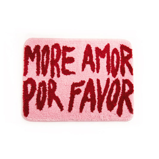 Alfombra de baño "More Amor by Favor"