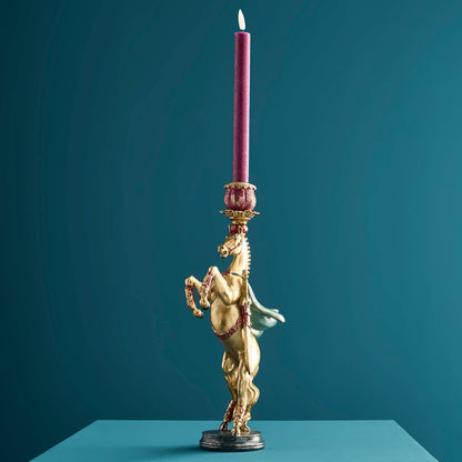 Circus Horse Chandelier, Gold, 17.5 x 9.5 x 36.5 cm