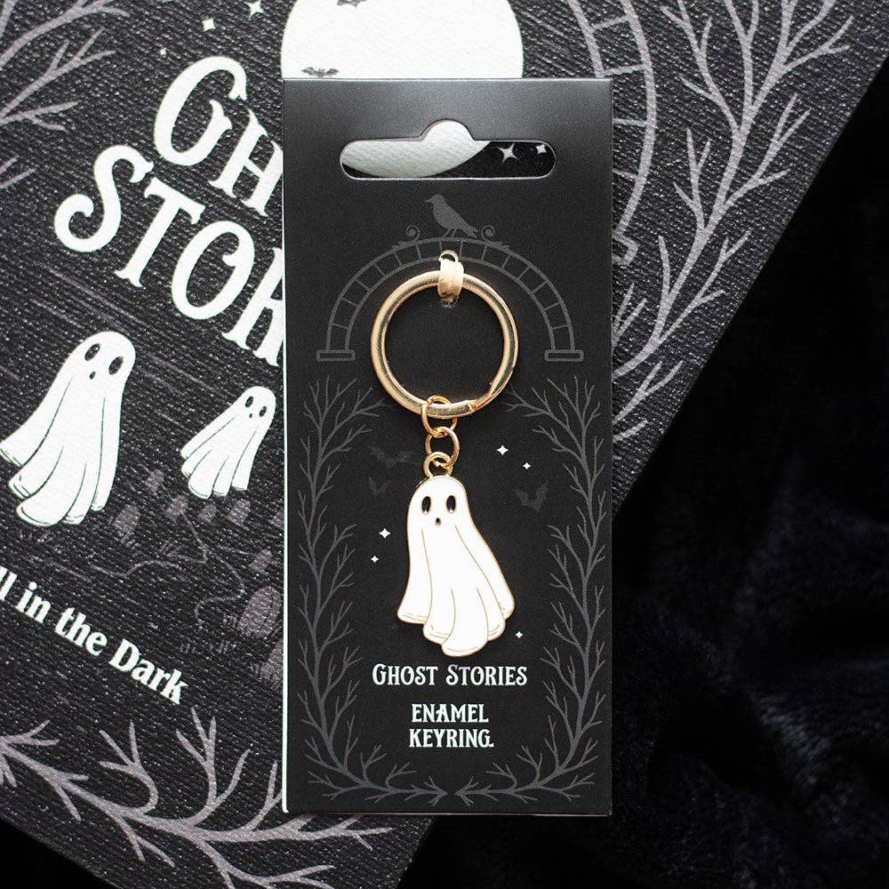 "Ghost Stories" Halloween Gothic Keychain