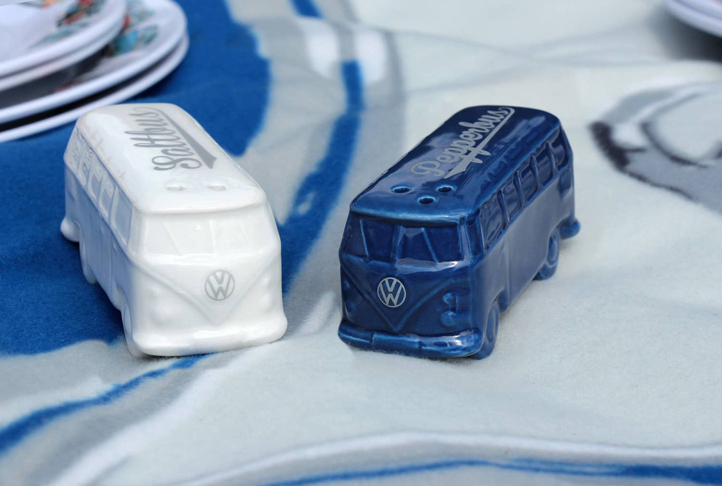 Kombi VW T1 Sal e Pimenta - Branco/Azul