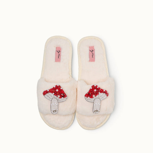 Paire de broches pour Chaussons - Champignons