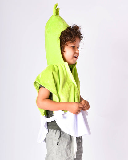 Cape verte Babblarna Dadda taille 86-110 cm 1-4 ans