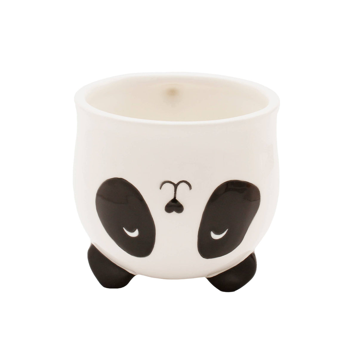 Taza de panda al revés