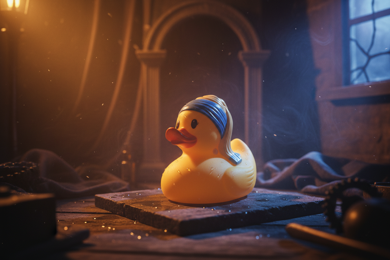 Duck The Girl with a Pearl Earring