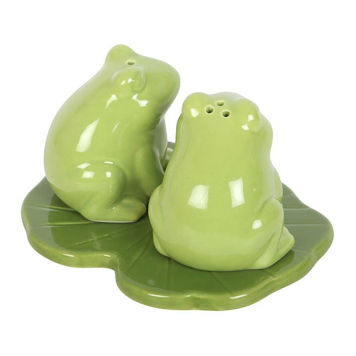 Sel et poivre Grenouille sur Nénuphar