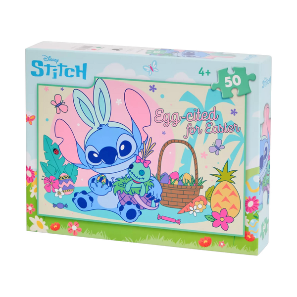 Puzzle de Lilo y Stitch - Pascua "Huevos de Pascua"