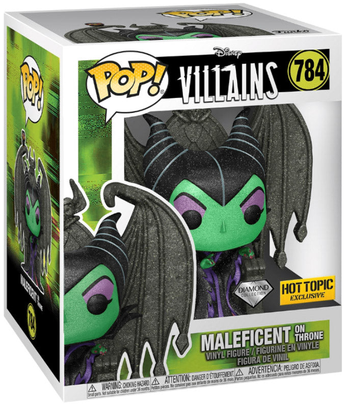 Pop! Deluxe Maléfique sur Trône (Diamond)