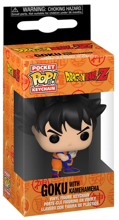 pop keychain goku with kamehameha